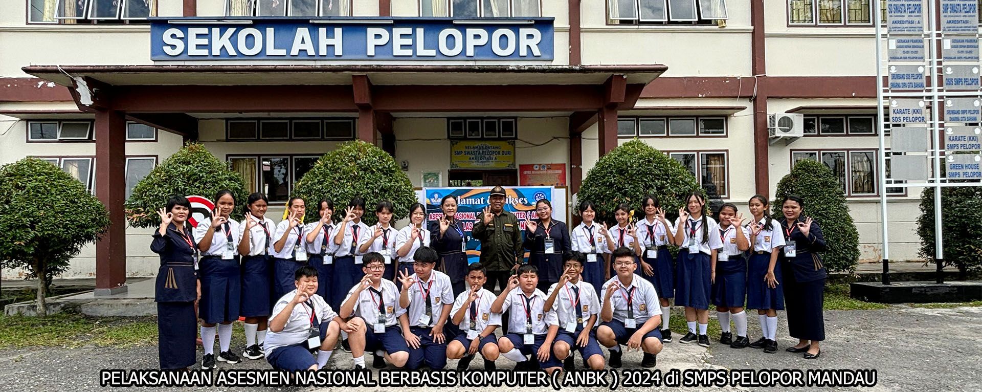 PELAKSANAAN ASESMEN NASIONAL BERBASIS KOMPUTER ( ANBK ) 2024 di SMPS PELOPOR MANDAU