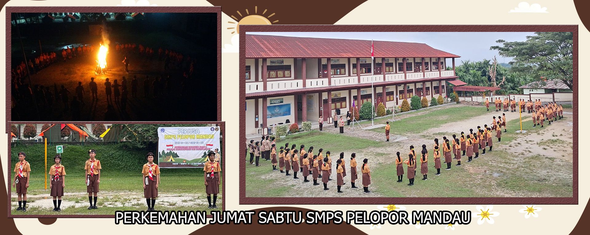 PERKEMAHAN JUMAT SABTU SMPS PELOPOR MANDAU