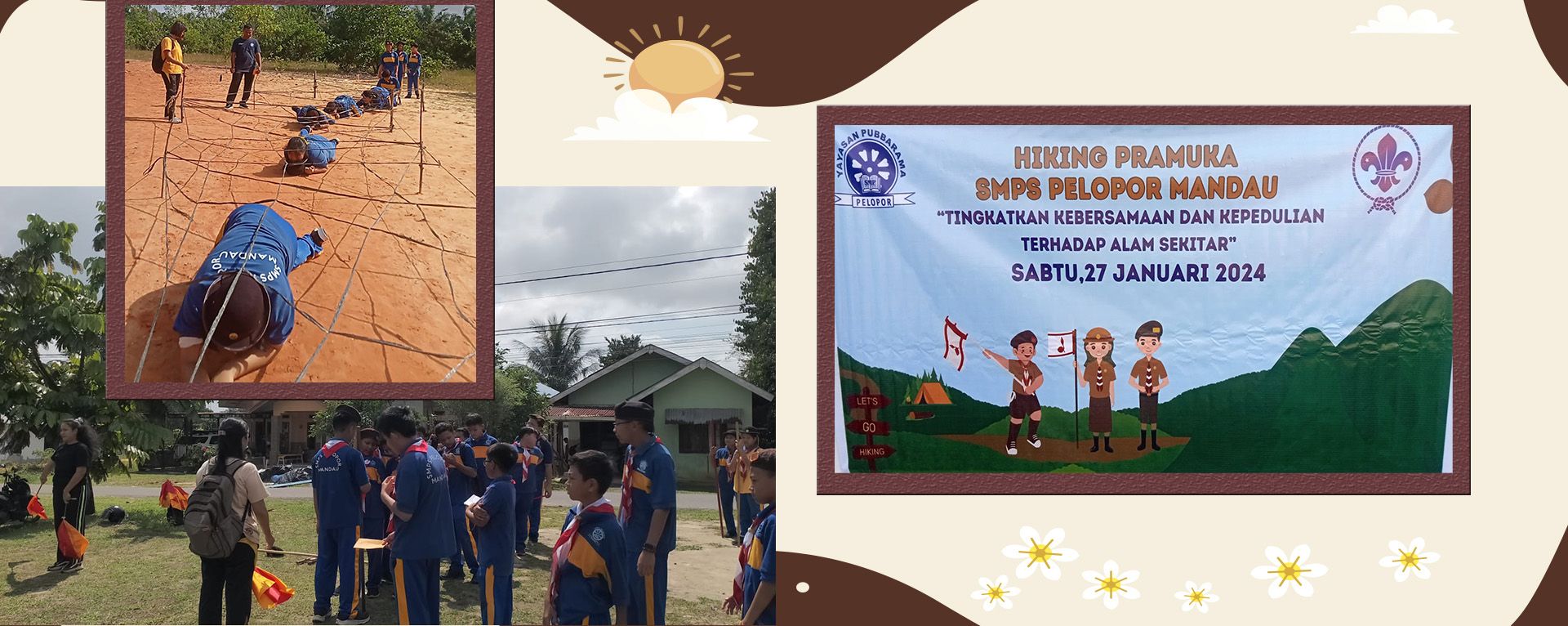 HIKING PRAMUKA SMPS PELOPOR MANDAU